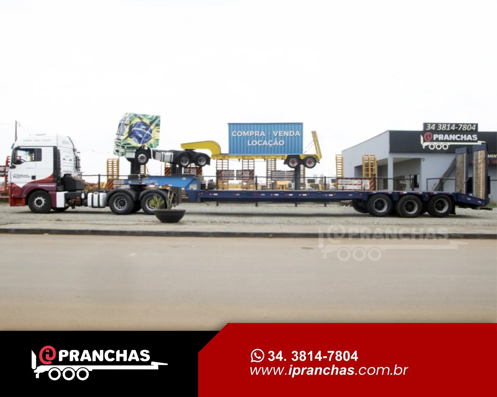 Prancha Agricola Carrega Tudo Azul