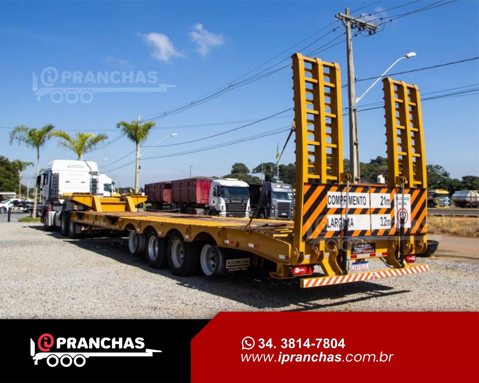 Prancha Carrega Tudo Reta 04 Eixos 2023