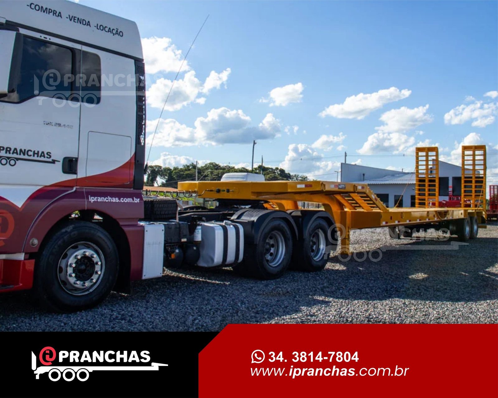 Prancha Carrega Tudo Agrícola 2 Eixos
