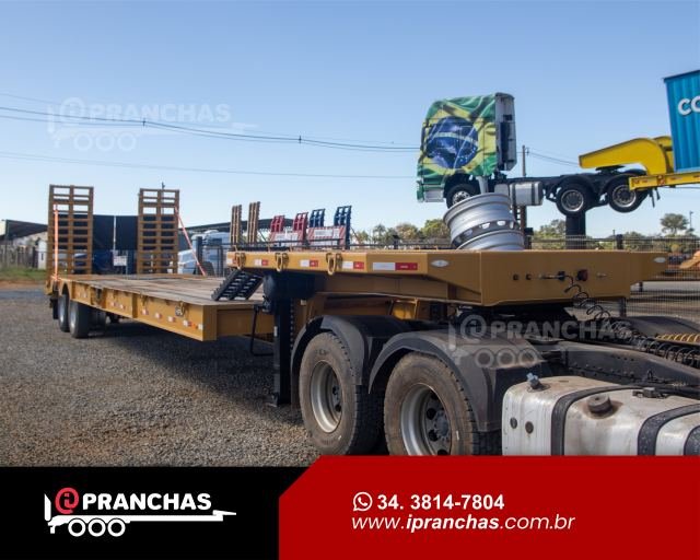 Prancha Carrega Tudo 2 Eixos Amarelo