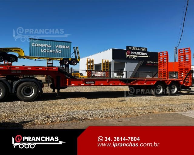 Prancha Carrega Tudo 02 Eixos Laranja